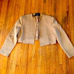 Cropped suit jacket